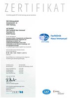 Zertifikat DIN ISO 9001 